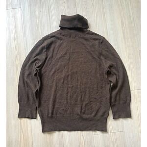 Mossimo Women's Brown Wool Blend Knit Turtleneck Sweater Sz S 90s Preppy Fall